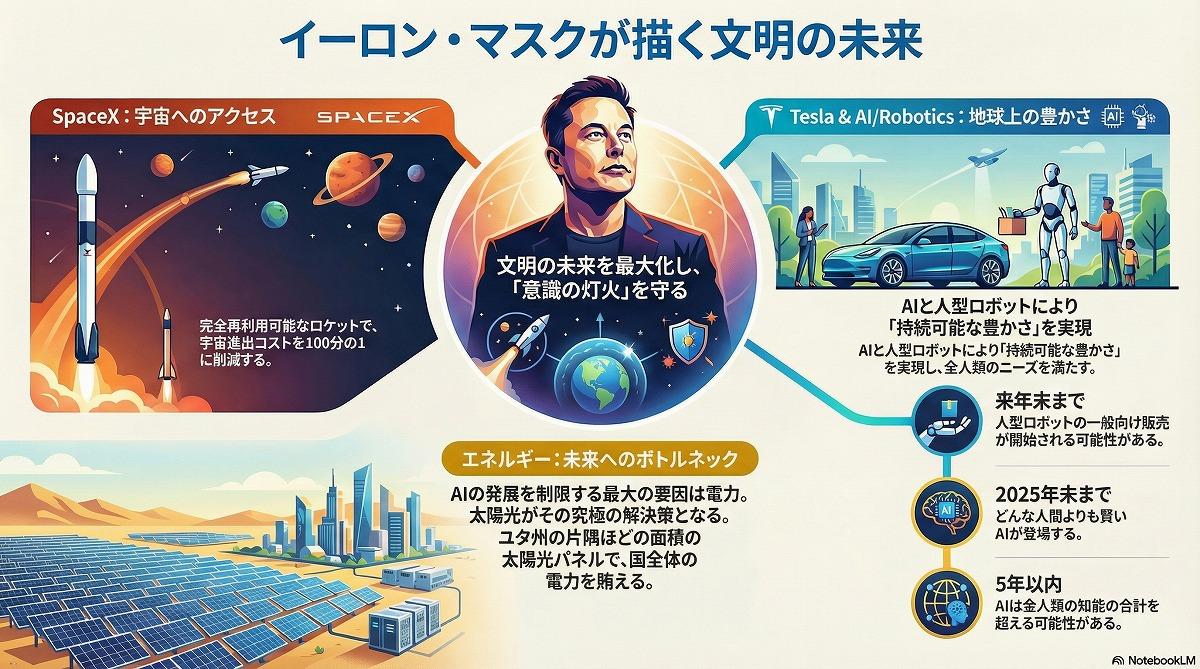 イーロン・マスク氏「人型ロボットは2027年に販売、人口を上回る数になる」  SpaceX「Starship」により宇宙輸送コストを大幅に削減、宇宙空間でのAIデータセンターの設置も計画｜ビジネス+IT