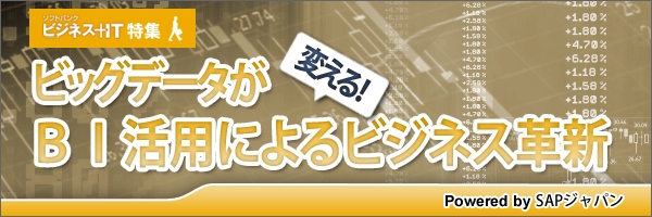 【特集】ビッグデータが変える！BI活用によるビジネス革新