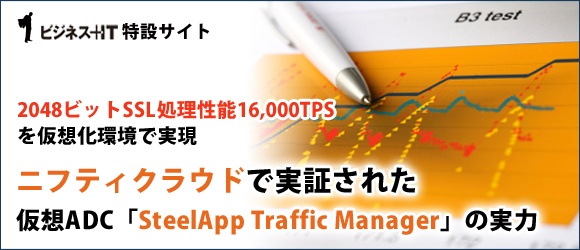 ニフティクラウドで実証された、仮想ADC「SteelApp Traffic Manager」の実力
