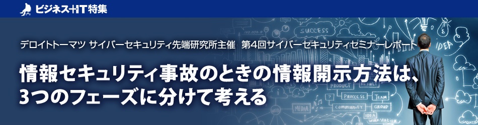 情報セキュリティ事故のときの情報開示方法は、3つのフェーズに分けて考える