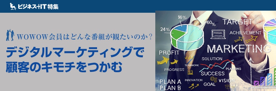 WOWOW会員はどんな番組が観たいのか？デジタルマーケティングで顧客のキモチをつかむ