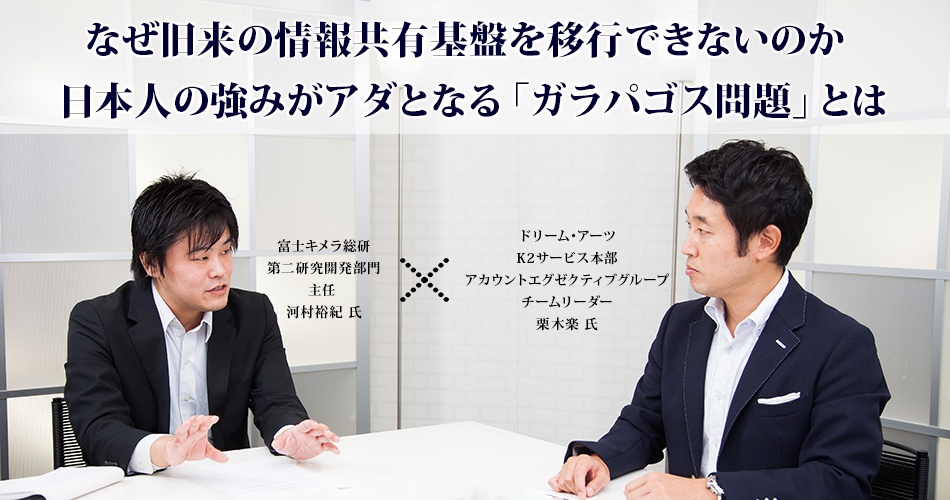 対談:なぜ情報共有基盤の移行で「日本人の強み」がアダとなるのか