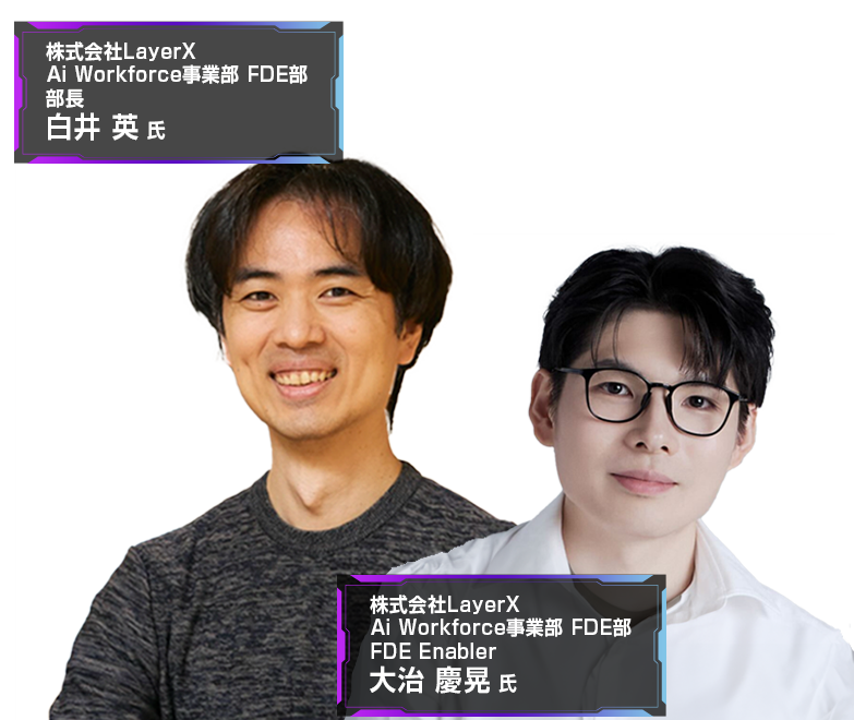 セールステック・マーケティングDX＆AIカンファレンス 2026 夏 登壇者白井 英 氏大治 慶晃 氏