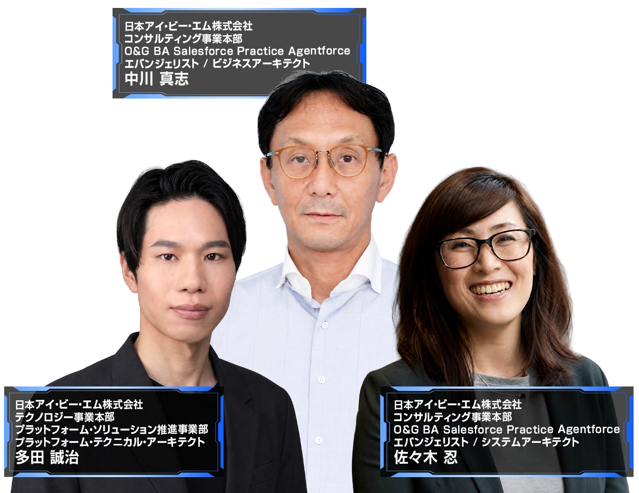 Salesforceを”使うだけ”から”成果を出す”へ 登壇者画像