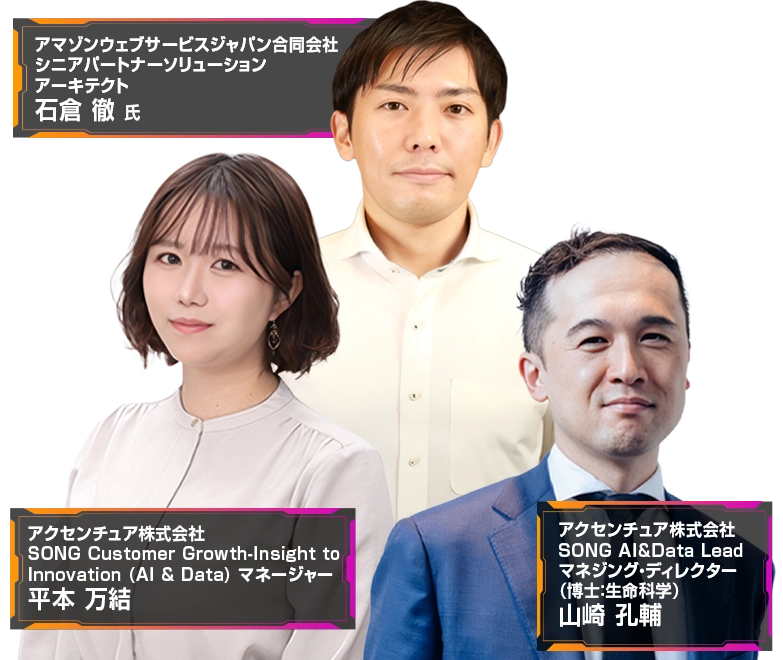 あなたの会社にAI社員が入社したら何が変わるか？　AIエージェントをバディとして活用する力 登壇者〇〇氏　〇〇氏　〇〇氏